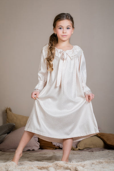 Girls’ Nightdress Emily | Children's Silk Nightwear | AMIKI – AMIKI ...