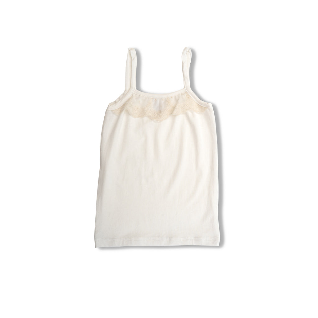 Cute kids’ white tank top Thea 