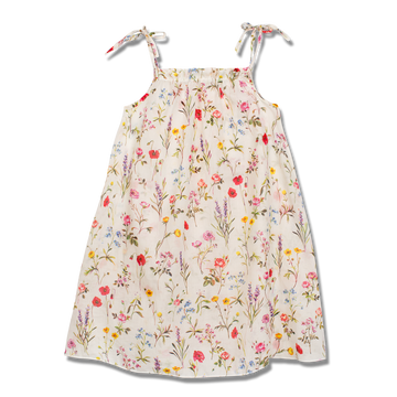 Girls' floral dress - summer dress for girls - girls' cotton dress