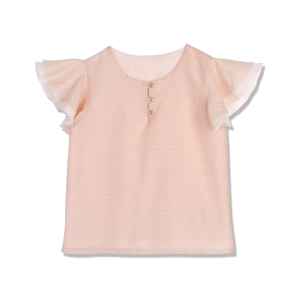 Beautiful blouse Leila for kids - girls blouse for warm days